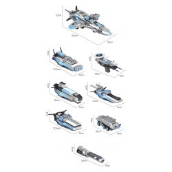 COGO 15050 non  TINH THẦN CHIẾN TRANH GIỮA CÁC VÌ SAO bộ đồ chơi xếp lắp ráp ghép mô hình 1526 khối