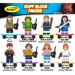 KOPF KF1808 1808 KF1809 1809 KF1810 1810 KF1811 1811 KF6172 6172 KF1804 1804 KF1805 1805 KF1806 1806 KF1807 1807 non  NHỮNG ĐIỀU KỲ LẠ 8 NHÂN VẬT NHỎ bộ đồ chơi xếp lắp ráp ghép mô hình Stranger Things Những Thứ Kỳ Lạ