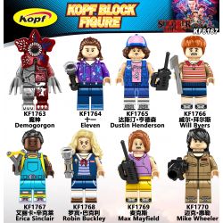 KOPF KF6167 6167 FK1763 1763 FK1764 1764 FK1765 1765 FK1766 1766 FK1767 1767 FK1768 1768 FK1769 1769 FK1770 1770 non  NHỮNG ĐIỀU KỲ LẠ 8 NHÂN VẬT NHỎ bộ đồ chơi xếp lắp ráp ghép mô hình Stranger Things Những Thứ Kỳ Lạ