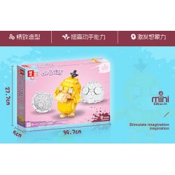 ZHEGAO 00896 non  VỊT CÂM bộ đồ chơi xếp lắp ráp ghép mô hình GO BABY 916 khối