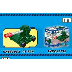 323 SX52036 52036 non  1 SỰ KẾT HỢP CỦA PHƯƠNG TIỆN VẬN CHUYỂN BỌC THÉP bộ đồ chơi xếp lắp ráp ghép mô hình