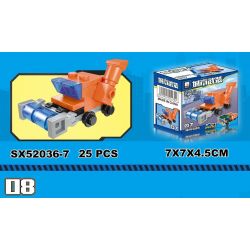 323 SX52036 52036 non  1 SỰ KẾT HỢP CỦA PHƯƠNG TIỆN VẬN CHUYỂN BỌC THÉP bộ đồ chơi xếp lắp ráp ghép mô hình