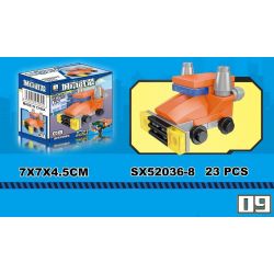 323 SX52036 52036 non  1 SỰ KẾT HỢP CỦA PHƯƠNG TIỆN VẬN CHUYỂN BỌC THÉP bộ đồ chơi xếp lắp ráp ghép mô hình