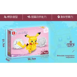 ZHEGAO 00895 non  POKEMON PIKKO bộ đồ chơi xếp lắp ráp ghép mô hình GO BABY 1006 khối