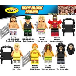 KOPF KF1740 1740 KF1741 1741 KF1742 1742 KF1743 1743 KF6164 6164 KF1736 1736 KF1737 1737 KF1738 1738 KF1739 1739 non  SIÊU SAO ĐẤU VẬT MINIFIGURES 8 LOẠI bộ đồ chơi xếp lắp ráp ghép mô hình Collectable Minifigures WRESTLING SUPERSTAR Búp Bê Sưu Tầm