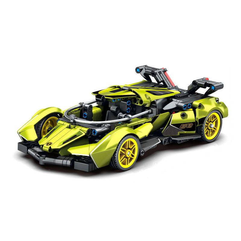 SEMBO WEKKI VIGGI 715306 non  TÍCH LŨY VŨ KHÍ XE THỂ THAO LAMBORGHINI PHANTOM V12 Ý TƯỞNG tỷ lệ 1:18 bộ đồ chơi xếp lắp ráp ghép mô hình  LAMBORGHINI VISION GT Kỹ Thuật Công Nghệ Cao Mô Hình Phương Tiện 883 khối