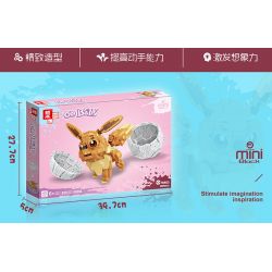 ZHEGAO 00894 non  BÓ HOA bộ đồ chơi xếp lắp ráp ghép mô hình GO BABY 888 khối