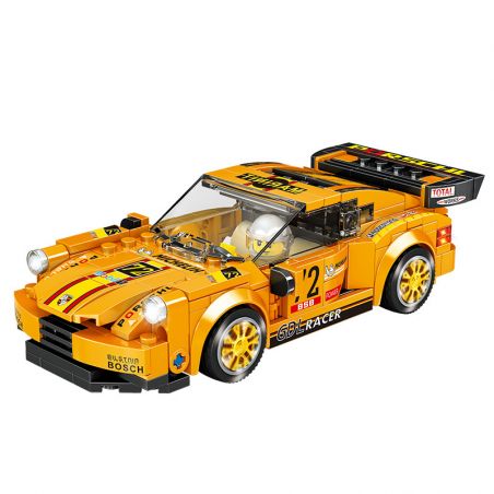 B BRAND 216 non  PORSCHE 911 bộ đồ chơi xếp lắp ráp ghép mô hình Speed Champions Racing Cars Đua Xe Công Thức 264 khối