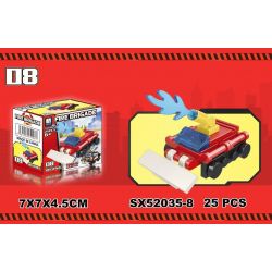 323 SX52035 52035 non  10 KẾT HỢP XE LỬA ĐẶC BIỆT bộ đồ chơi xếp lắp ráp ghép mô hình Creator FIRE BRIGADE Sáng Tạo