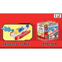 323 SX52035 52035 non  10 KẾT HỢP XE LỬA ĐẶC BIỆT bộ đồ chơi xếp lắp ráp ghép mô hình Creator FIRE BRIGADE Sáng Tạo