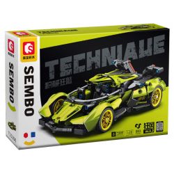 SEMBO WEKKI VIGGI 715306 non  TÍCH LŨY VŨ KHÍ XE THỂ THAO LAMBORGHINI PHANTOM V12 Ý TƯỞNG tỷ lệ 1:18 bộ đồ chơi xếp lắp ráp ghép mô hình  LAMBORGHINI VISION GT Kỹ Thuật Công Nghệ Cao Mô Hình Phương Tiện 883 khối