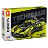 SEMBO WEKKI VIGGI 715306 non  TÍCH LŨY VŨ KHÍ XE THỂ THAO LAMBORGHINI PHANTOM V12 Ý TƯỞNG tỷ lệ 1:18 bộ đồ chơi xếp lắp ráp ghép mô hình  LAMBORGHINI VISION GT Kỹ Thuật Công Nghệ Cao Mô Hình Phương Tiện 883 khối