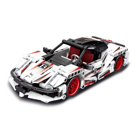 GOGO 89107 non  FERRARI bộ đồ chơi xếp lắp ráp ghép mô hình  Kỹ Thuật Công Nghệ Cao Mô Hình Phương Tiện 451 khối