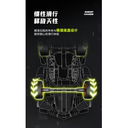 SEMBO WEKKI VIGGI 715306 non  TÍCH LŨY VŨ KHÍ XE THỂ THAO LAMBORGHINI PHANTOM V12 Ý TƯỞNG tỷ lệ 1:18 bộ đồ chơi xếp lắp ráp ghép mô hình  LAMBORGHINI VISION GT Kỹ Thuật Công Nghệ Cao Mô Hình Phương Tiện 883 khối