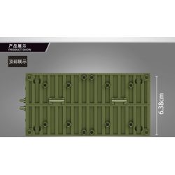 TBS TOYS J775 non  CONTAINER QUÂN SỰ ĐA CHỨC NĂNG bộ đồ chơi xếp lắp ráp ghép mô hình Military Army MILITARY CONTAINER Quân Sự Bộ Đội 10 khối
