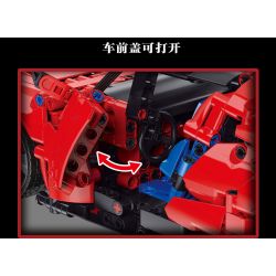 BOBO LIKE 33003 non  FERRARI DAYTONA SP3 tỷ lệ 1:14 bộ đồ chơi xếp lắp ráp ghép mô hình  Kỹ Thuật Công Nghệ Cao Mô Hình Phương Tiện 1394 khối