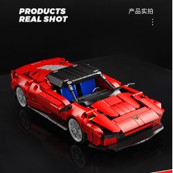 SEMBO WEKKI VIGGI 715305 non  THIẾT BỊ ĐIÊN RỒ XE THỂ THAO FERRARI SP4 tỷ lệ 1:18 bộ đồ chơi xếp lắp ráp ghép mô hình  Kỹ Thuật Công Nghệ Cao Mô Hình Phương Tiện 522 khối