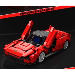 SEMBO WEKKI VIGGI 715305 non  THIẾT BỊ ĐIÊN RỒ XE THỂ THAO FERRARI SP4 tỷ lệ 1:18 bộ đồ chơi xếp lắp ráp ghép mô hình  Kỹ Thuật Công Nghệ Cao Mô Hình Phương Tiện 522 khối