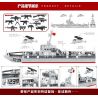 MINGDI 9026 non  062 KHAI THÁC. bộ đồ chơi xếp lắp ráp ghép mô hình Military Army MILITARY TYPE 062 FRIGATE Quân Sự Bộ Đội 400 khối