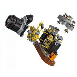 WELLEADZ 2100 non  MÁY ???NH CỔ ĐIỂN bộ đồ chơi xếp lắp ráp ghép mô hình 1027 khối