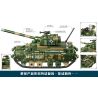 MINGDI K0160 0160 non  XE TĂNG CHIẾN ĐẤU CHÍNH MAD-K0160 bộ đồ chơi xếp lắp ráp ghép mô hình Military Army Quân Sự Bộ Đội 699 khối