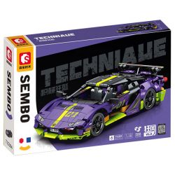 SEMBO WEKKI VIGGI 715304 non  TÍCH LŨY VŨ KHÍ TRANG BỊ SIÊU XE THỂ THAO RAMBO tỷ lệ 1:18 bộ đồ chơi xếp lắp ráp ghép mô hình  Kỹ Thuật Công Nghệ Cao Mô Hình Phương Tiện 588 khối