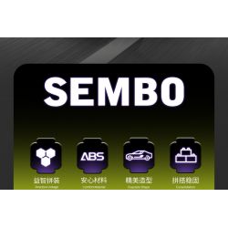 SEMBO WEKKI VIGGI 715304 non  TÍCH LŨY VŨ KHÍ TRANG BỊ SIÊU XE THỂ THAO RAMBO tỷ lệ 1:18 bộ đồ chơi xếp lắp ráp ghép mô hình  Kỹ Thuật Công Nghệ Cao Mô Hình Phương Tiện 588 khối