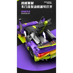 SEMBO WEKKI VIGGI 715304 non  TÍCH LŨY VŨ KHÍ TRANG BỊ SIÊU XE THỂ THAO RAMBO tỷ lệ 1:18 bộ đồ chơi xếp lắp ráp ghép mô hình  Kỹ Thuật Công Nghệ Cao Mô Hình Phương Tiện 588 khối