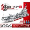 MINGDI K0156 0156 non  -K0156 TÀU CHIẾN TRANH HÀNH TRÌNH bộ đồ chơi xếp lắp ráp ghép mô hình Military Army Quân Sự Bộ Đội 655 khối