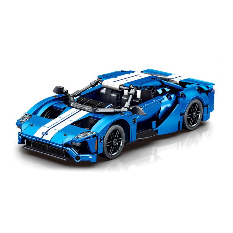 SEMBO WEKKI VIGGI 715302 non  CRAZY GEAR XE THỂ THAO VOLT GT22 FORD 1:18 tỷ lệ 1:18 bộ đồ chơi xếp lắp ráp ghép mô hình  Kỹ Thuật Công Nghệ Cao Mô Hình Phương Tiện 524 khối