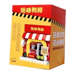 TASTY DUCK NECK JWYB-001 non  CỬA HÀNG CỔ VỊT CỦA RIÊNG TÔI bộ đồ chơi xếp lắp ráp ghép mô hình 168 khối