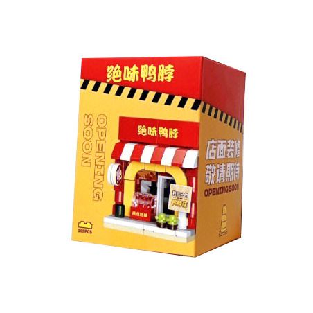 TASTY DUCK NECK JWYB-001 non  CỬA HÀNG CỔ VỊT CỦA RIÊNG TÔI bộ đồ chơi xếp lắp ráp ghép mô hình 168 khối