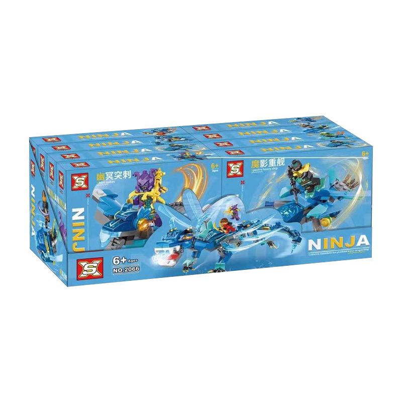SX 2066 non  PHANTOM WATER DRAGON KING 8 KẾT HỢP bộ đồ chơi xếp lắp ráp ghép mô hình The  Ninjago Movie Ninja Lốc Xoáy 639 khối