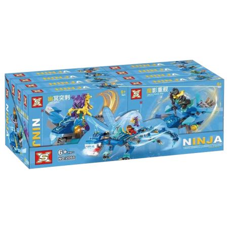 SX 2066 non  PHANTOM WATER DRAGON KING 8 KẾT HỢP bộ đồ chơi xếp lắp ráp ghép mô hình The  Ninjago Movie Ninja Lốc Xoáy 639 khối