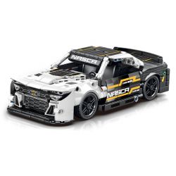 SEMBO WEKKI VIGGI 715301 non  TÍCH LŨY VŨ KHÍ XE THỂ THAO CHEVROLET CAMARO 1:18 tỷ lệ 1:18 bộ đồ chơi xếp lắp ráp ghép mô hình  Kỹ Thuật Công Nghệ Cao Mô Hình Phương Tiện 518 khối