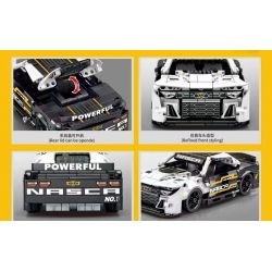 SEMBO WEKKI VIGGI 715301 non  TÍCH LŨY VŨ KHÍ XE THỂ THAO CHEVROLET CAMARO 1:18 tỷ lệ 1:18 bộ đồ chơi xếp lắp ráp ghép mô hình  Kỹ Thuật Công Nghệ Cao Mô Hình Phương Tiện 518 khối