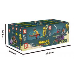 SX 2058 non  TINH CHẤT NHỆN 8 KẾT HỢP MẶT DÂY CHUYỀN QUỶ BÓNG RÂM KHẨU ĐỘ BẦU TRỜI NHANH RỒNG BAY TRÊN MÂY HẠN CHẾ MẠNG CHIM ĂN THỊT THÔNG PHÁO ĐÀI MA THUẬT NETHER SPIKE HẠNG NẶNG XUYÊN GIÓ bộ đồ chơi xếp lắp ráp ghép mô hình MONKIE 1224 khối