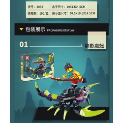 SX 2058 non  TINH CHẤT NHỆN 8 KẾT HỢP MẶT DÂY CHUYỀN QUỶ BÓNG RÂM KHẨU ĐỘ BẦU TRỜI NHANH RỒNG BAY TRÊN MÂY HẠN CHẾ MẠNG CHIM ĂN THỊT THÔNG PHÁO ĐÀI MA THUẬT NETHER SPIKE HẠNG NẶNG XUYÊN GIÓ bộ đồ chơi xếp lắp ráp ghép mô hình MONKIE 1224 khối