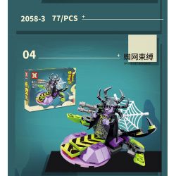 SX 2058 non  TINH CHẤT NHỆN 8 KẾT HỢP MẶT DÂY CHUYỀN QUỶ BÓNG RÂM KHẨU ĐỘ BẦU TRỜI NHANH RỒNG BAY TRÊN MÂY HẠN CHẾ MẠNG CHIM ĂN THỊT THÔNG PHÁO ĐÀI MA THUẬT NETHER SPIKE HẠNG NẶNG XUYÊN GIÓ bộ đồ chơi xếp lắp ráp ghép mô hình MONKIE 1224 khối