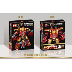 MG 310 non  MK46 bộ đồ chơi xếp lắp ráp ghép mô hình Super Heroes MK ARMOR MK46 Siêu Nhân Anh Hùng 330 khối