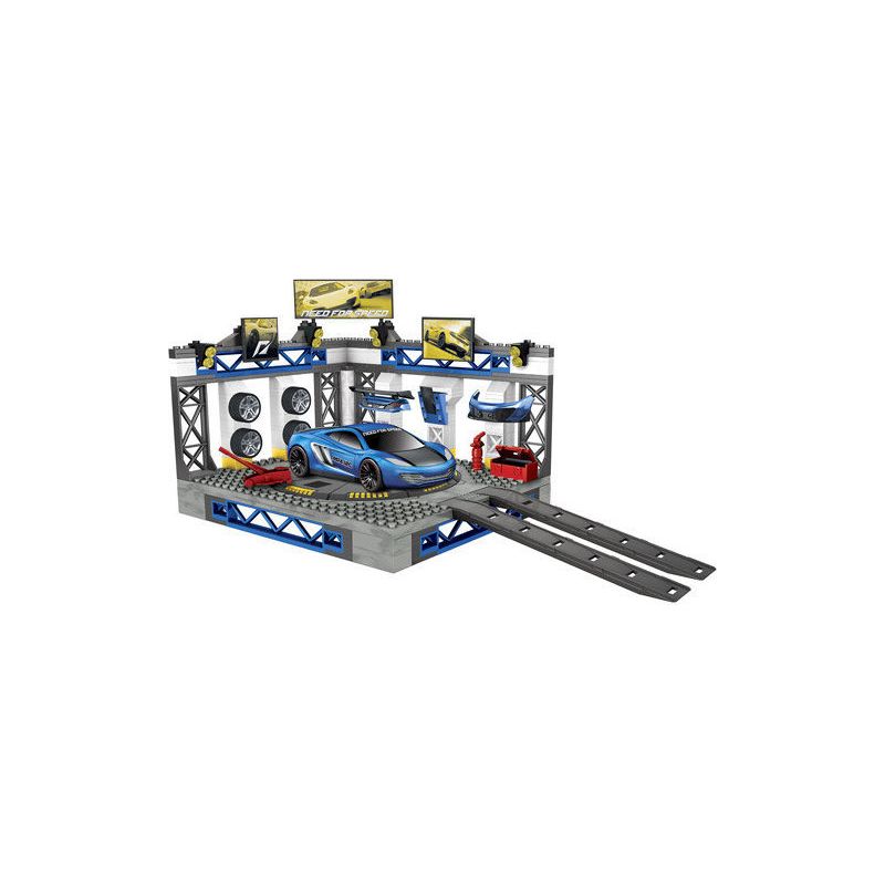 MEGA BLOKS 95769 non  NHÀ ĐỂ XE SỬA ĐỔI CỦA MCLAREN MP4-12C tỷ lệ 1:38 bộ đồ chơi xếp lắp ráp ghép mô hình Need For Speed NEED FOR SPEED CUSTOM GARAGE MCLAREN MP4-12C 342 khối