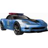 MEGA BLOKS 95779 non  XE CẢNH SÁT CHEVROLET CORVETTE ZR-1 tỷ lệ 1:55 bộ đồ chơi xếp lắp ráp ghép mô hình Need For Speed NEED FOR SPEED CHEVROLET CORVETTE ZR1 20 khối