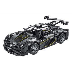 MorkModel 023022 Mork Model 023022 non  KONIÈGE MỘT-1 tỷ lệ 1:14 bộ đồ chơi xếp lắp ráp ghép mô hình  KOENIGSEGG ONE:1 Kỹ Thuật Công Nghệ Cao Mô Hình Phương Tiện 1505 khối