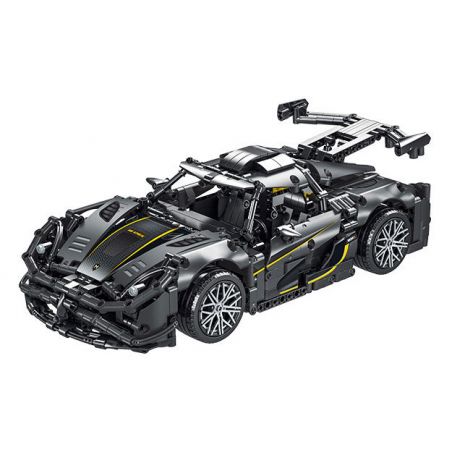 MorkModel 023022 Mork Model 023022 non  KONIÈGE MỘT-1 tỷ lệ 1:14 bộ đồ chơi xếp lắp ráp ghép mô hình  KOENIGSEGG ONE:1 Kỹ Thuật Công Nghệ Cao Mô Hình Phương Tiện 1505 khối