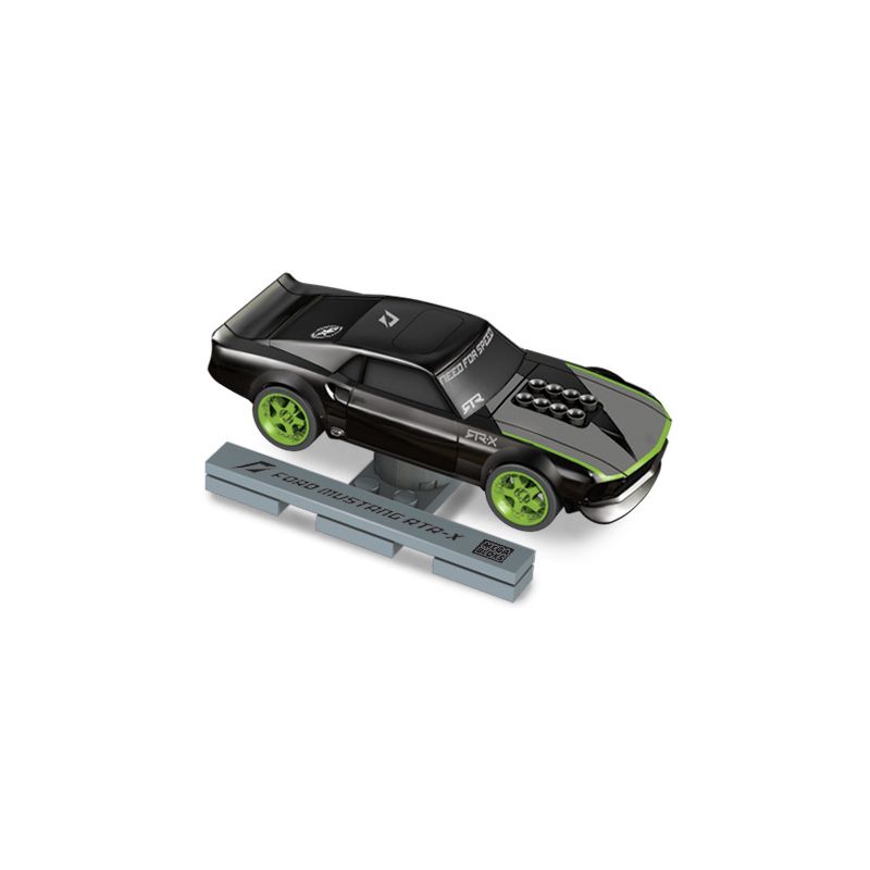 MEGA BLOKS 95775 non  FORD MUSTANG RTR X tỷ lệ 1:55 bộ đồ chơi xếp lắp ráp ghép mô hình Need For Speed NEED FOR SPEED FORD MUSTANG RTR X 18 khối