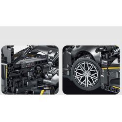 MorkModel 023022 Mork Model 023022 non  KONIÈGE MỘT-1 tỷ lệ 1:14 bộ đồ chơi xếp lắp ráp ghép mô hình  KOENIGSEGG ONE:1 Kỹ Thuật Công Nghệ Cao Mô Hình Phương Tiện 1505 khối