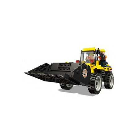 JIESTAR 51008 non  KỸ THUẬT BỐC DỠ XE TẢI bộ đồ chơi xếp lắp ráp ghép mô hình City ENGINEERING TRUCK Thành Phố 355 khối