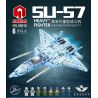 JUHANG TECHNOLOGY 88016 REOBRIX 33030 non  MÁY BAY CHIẾN ĐẤU HẠNG NẶNG THẾ HỆ THỨ NĂM SU-57 bộ đồ chơi xếp lắp ráp ghép mô hình Military Army SU-57 HEAVY FIGHTER SUKHOI Quân Sự Bộ Đội 1456 khối