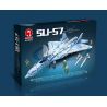 JUHANG TECHNOLOGY 88016 REOBRIX 33030 non  MÁY BAY CHIẾN ĐẤU HẠNG NẶNG THẾ HỆ THỨ NĂM SU-57 bộ đồ chơi xếp lắp ráp ghép mô hình Military Army SU-57 HEAVY FIGHTER SUKHOI Quân Sự Bộ Đội 1456 khối