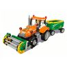JIESTAR 51006 non  MÁY KÉO NÔNG TRẠI bộ đồ chơi xếp lắp ráp ghép mô hình City FARM TRACTOR Thành Phố 358 khối